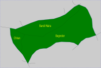 Bagnotarin osa-alueet.  