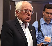 Sanders em campanha em Altoona, Iowa, Agosto de 2019