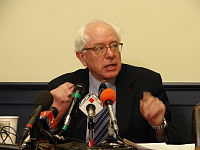 Sanders pouco depois de ter sido eleito senador, 2006