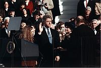 Die erste Amtseinführung von Bill Clinton, Januar 1993