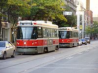 Tramvaji Toronto - pilsētā, kurā darbojas lielākā tramvaju sistēma Ziemeļamerikā.
