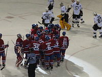 Montreal Canadiens firar  