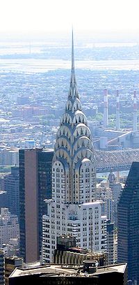 "Chrysler Building" yra Art Deco stiliaus pastatas