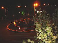 Piazza Chahar-cheragh di notte