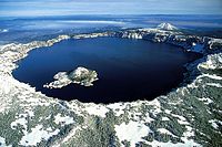 Kráterové jezero v Oregonu