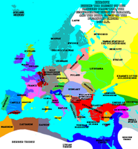 Et kort over Europa i 1430 (klik på billedet for at forstørre det).