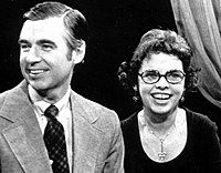 Rogers mit seiner Frau Joanne im Jahr 1975