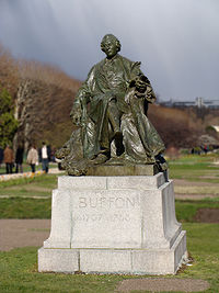Standbeeld van Buffon in de Jardin des Plantes