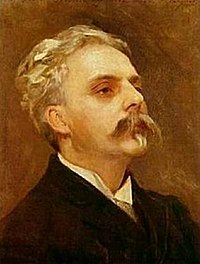 Portret Gabriela Fauréja v olju, John Singer Sargent, okoli 1889 (Glasbeni muzej v Parizu)