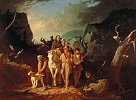 Daniel Boone doprovází osadníky přes Cumberlandskou propast George Caleb Bingham  