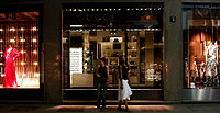 L'une des nombreuses boutiques Gucci à Milan, en Italie