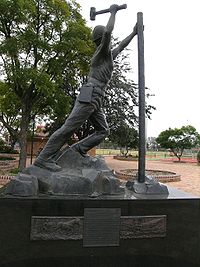 Spomenik rudarjem, ki so izgubili življenje, Gunnedah, NSW