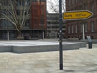 Memorial to the deportation of the Freiburg Jews