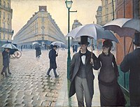 Gustave Caillebotte, Paris Street; Rainy Day, 1876-1877
