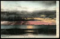 Vykort över Hilobukten, 1908