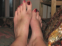Pies de mujer