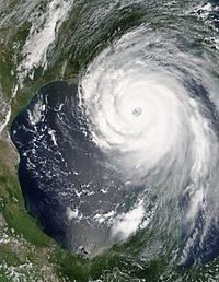 Uragano Katrina il 28 agosto alle 13.00 EDT.