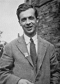 Julian Huxley jako kolega z New College, Oxford 1922