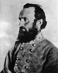 Jackson tábornokról készült fénykép egy Spotsylvania megyei tanyán, 1863. április 26-án.