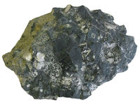 Kimberliitti (kiteytynyt magmakivi).  