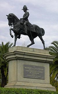 Socha markýze z Linlithgow, Linlithgow Avenue, Melbourne