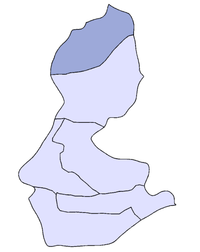 Le district de Sason mis en évidence au sein de la province de Batman.