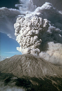 Erupcja Mount St. Helens w dniu 22 lipca 1980 roku.