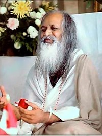 Mahariši Maheš Jógi, zakladatel programu TM. (leden 1978, Huntsville, Kanada)  