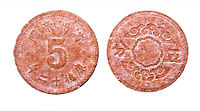 Dinero de cartón de Manchukuo  