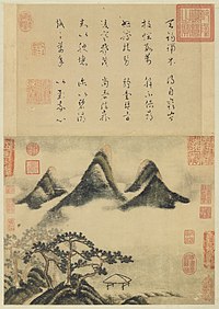 Vuoret ja männyt keväällä , Kansallinen palatsimuseo (Taipei)  