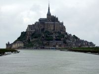Die Mündung des Couesnon, bei Mont Saint-Michel.