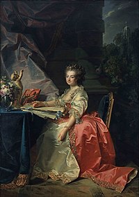 Princesa Lamballe Jean Laurent Mosnier. Savojska princesa Marija Luiza je bila hči princa Ludvika Viktorja, ki se je pozneje poročil s francoskim princem iz rodu in kasneje postal velik prijatelj Marije Antoanete, kasneje pa je bil ubit v francoski revoluciji.