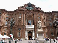 Torino'daki Palazzo Carignano.