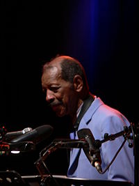 Ornette Coleman bei einem Konzert im Oktober 2005 in Ludwigshafen am Rhein, Deutschland