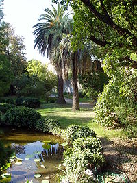 Orto botanico di Pisa, celkový pohled.