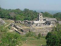Las ruinas de Palenque.