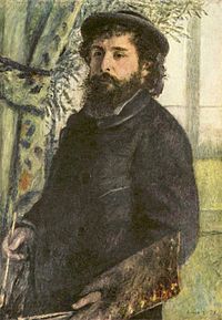 Pierre-Auguste Renoir a realizat un portret al lui Claude Monet, 1875