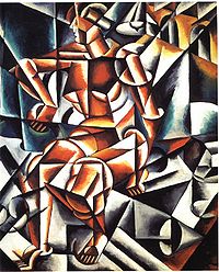 Air+Homme+Espace par Lyubov Popova, 1912