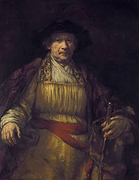 Selbstbildnis , 1658. Ein Meisterwerk, "das ruhigste und großartigste aller seiner Porträts". S28