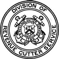 Det officielle segl for United States Revenue Cutter Service ca. 1910