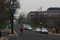 Sunderland Civic Centre (sfondo destro) con Mowbray Park a sinistra
