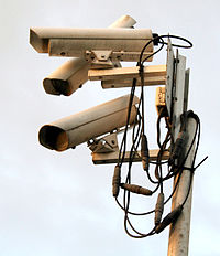 Un nido di telecamere di sorveglianza