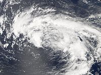 Florence som en usædvanlig stor tropisk storm den 7. september