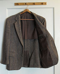 En sportcoat i tweed