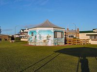 壁画のあるTumby Bay Foreshore Park