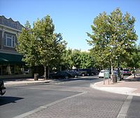 El centro de Turlock.  