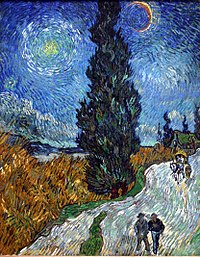Vincent van Gogh, Αγροτικός δρόμος στην Προβηγκία τη νύχτα 1889