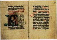 Den kroatiske bønnebog 1380-1400.