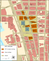 WTC site plan for reconstruction