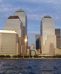 American Express Tower (högst till vänster) i New York City  